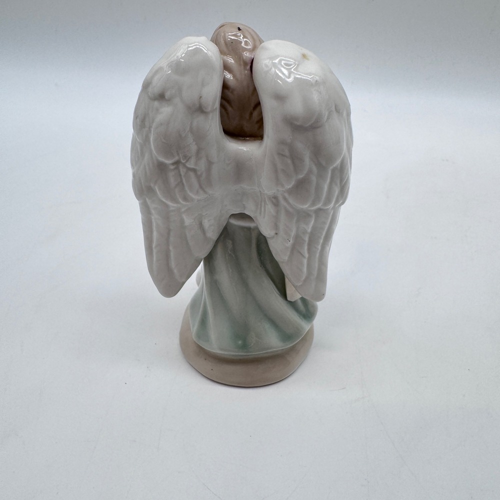Vntge Greenbrier International Figurine Guardian Angel Children Porcelain Statue - Picture 4 of 5